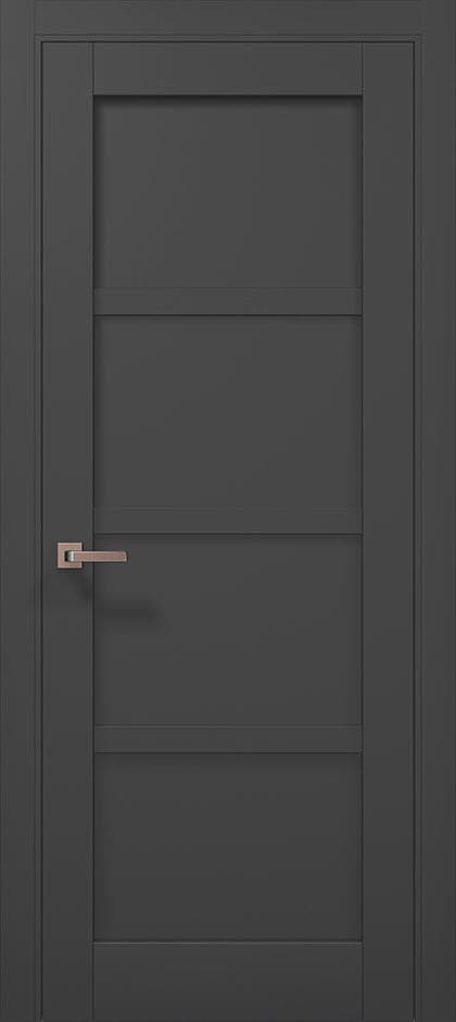 Ușă de interior ML-33 cu traverse orizontale - montat