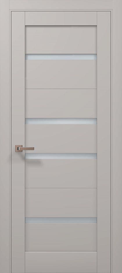 Ușă de interior ML-57 cu 4 inserții de sticlă și design modern - montat