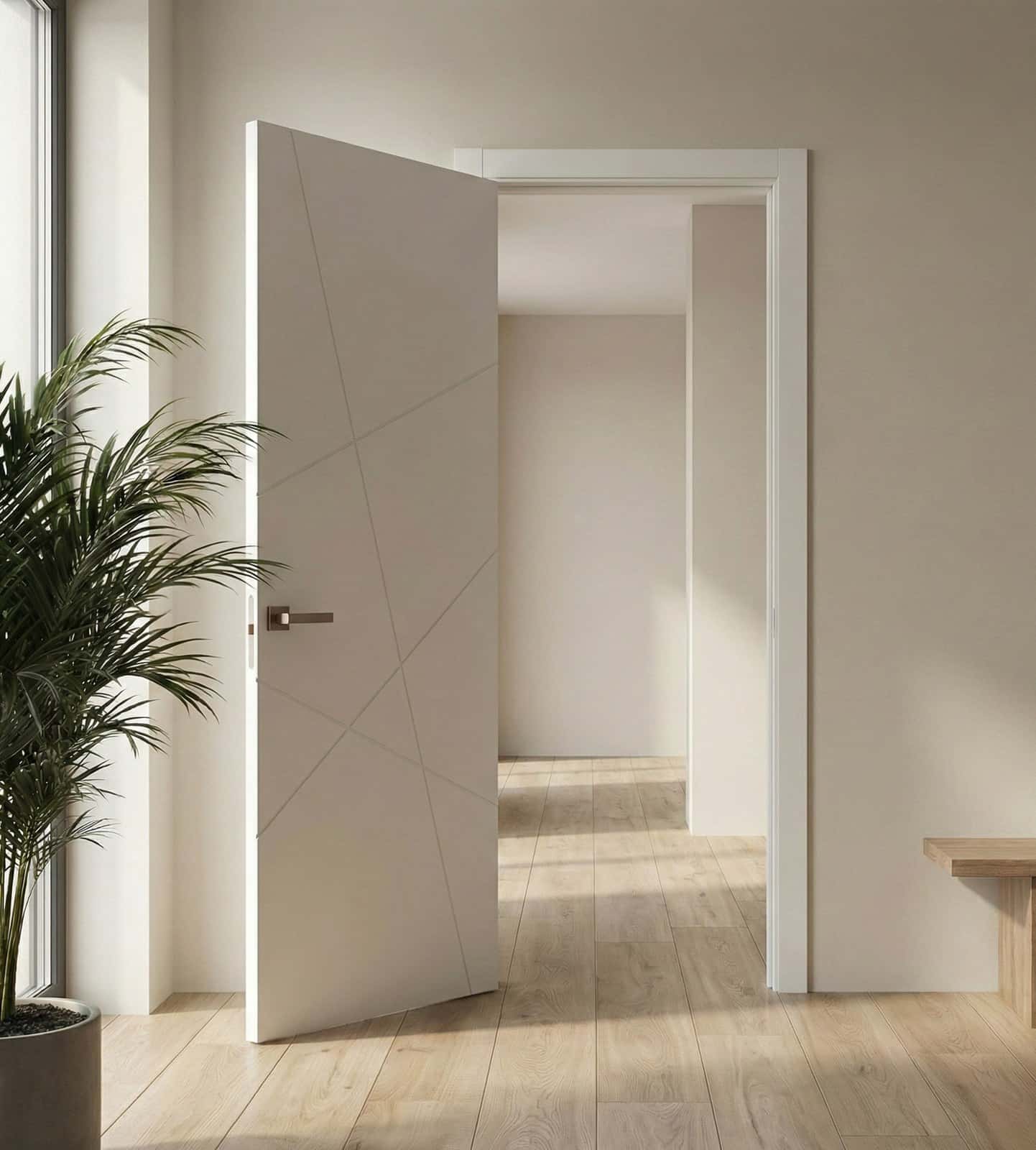 Ușă de Interior ST-20-Design vertical minimalist / Style - Carlo Porte - montat