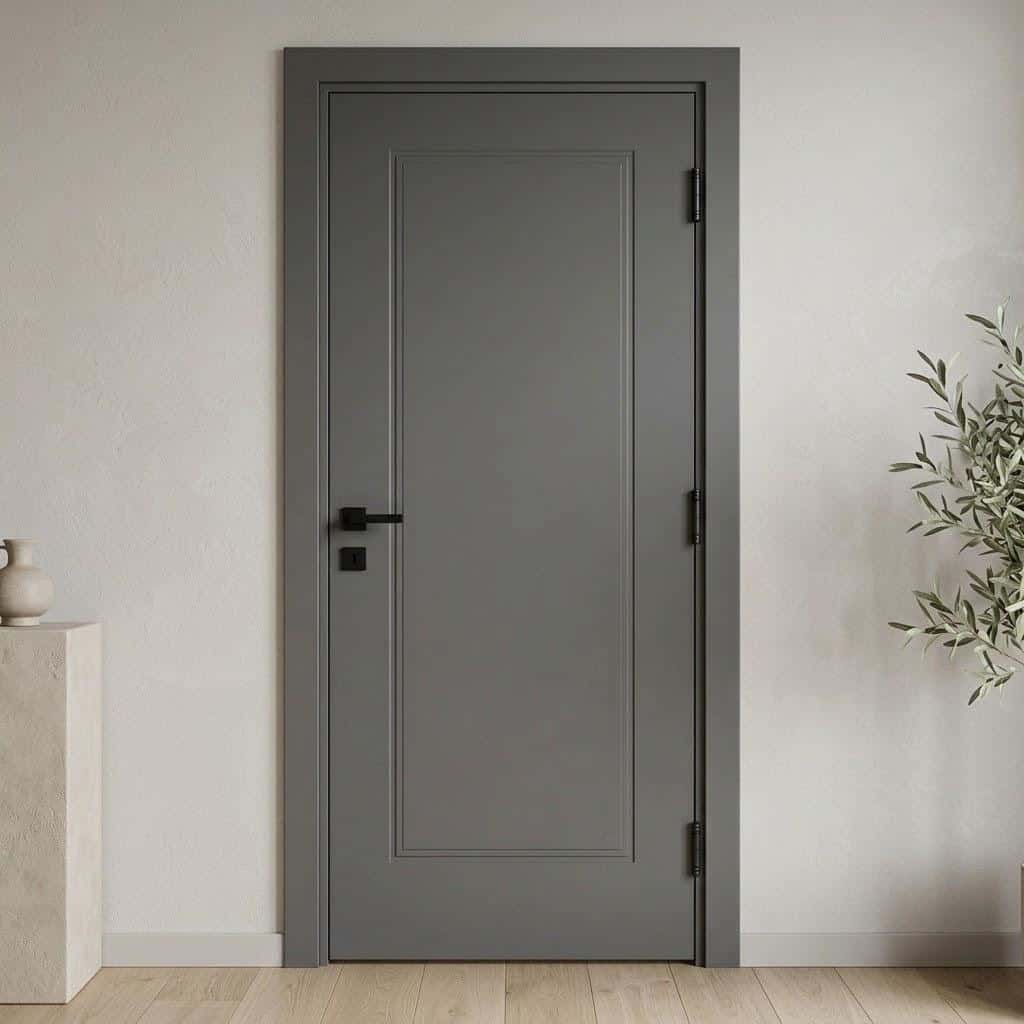 Ușă interior JY-004 ANTHRACITE - montat