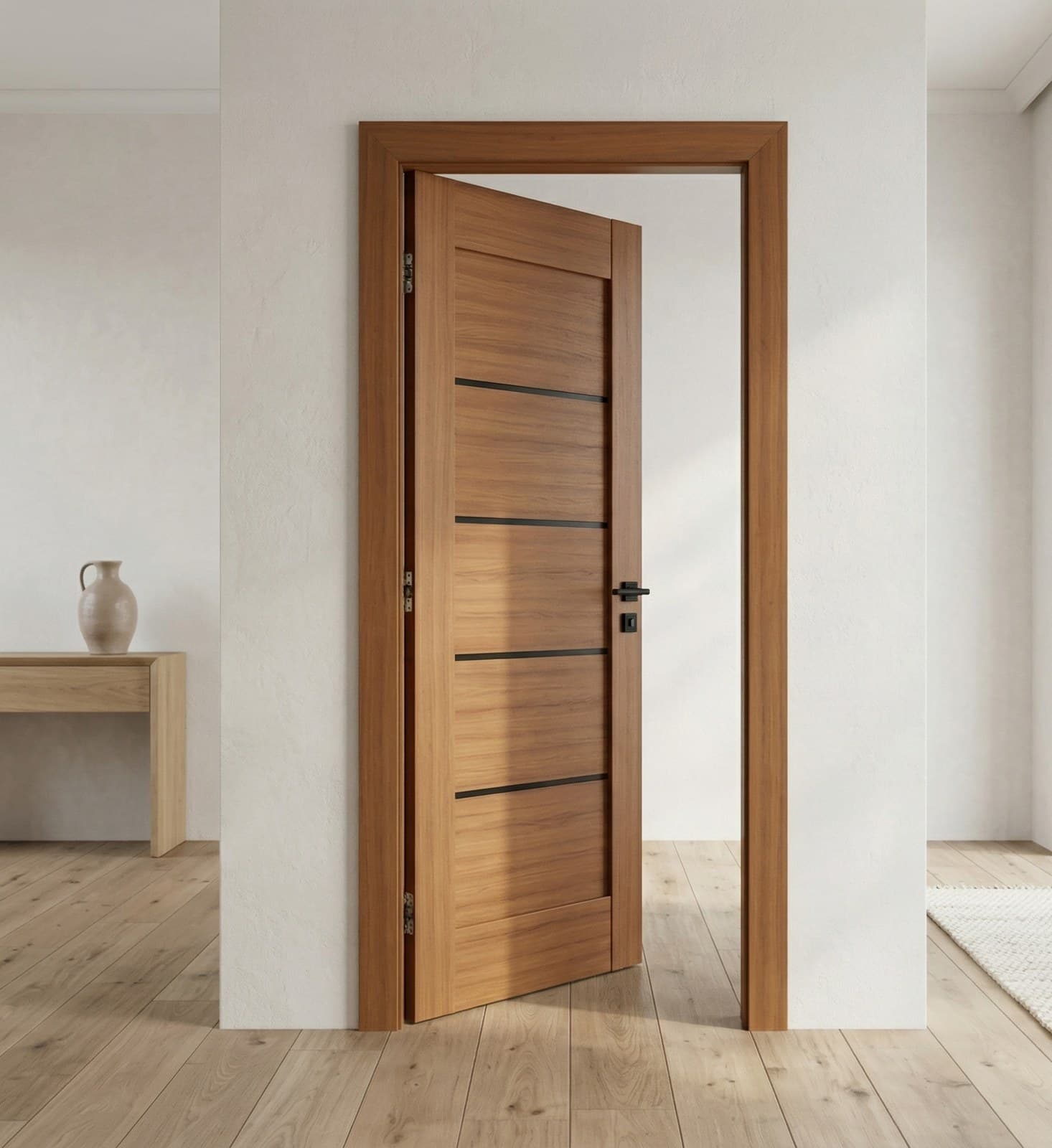 Ușă interior JYA 066-TEAK - montat