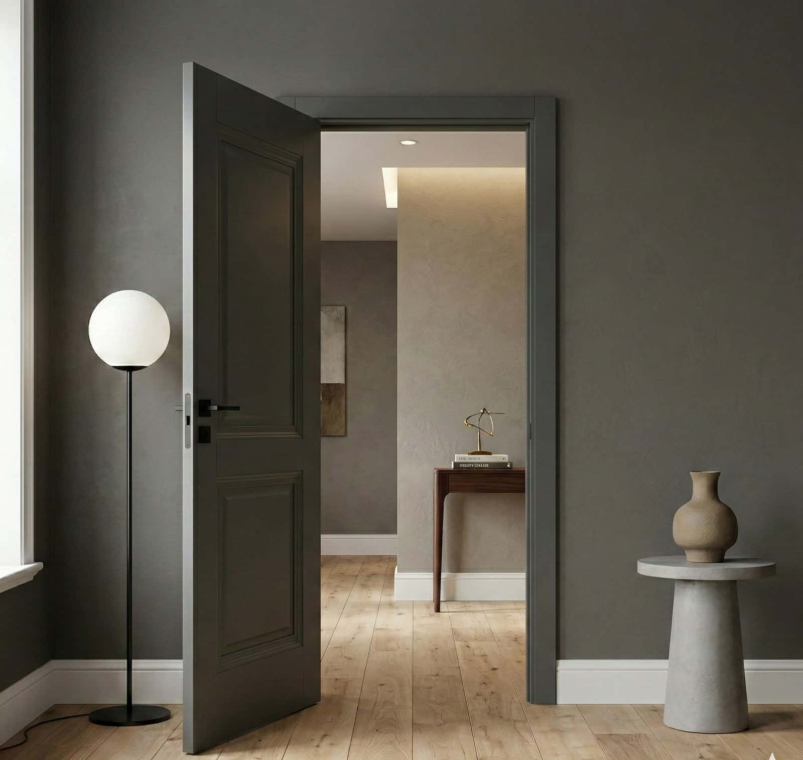 Ușă interior JYA-067 Anthracite - montat