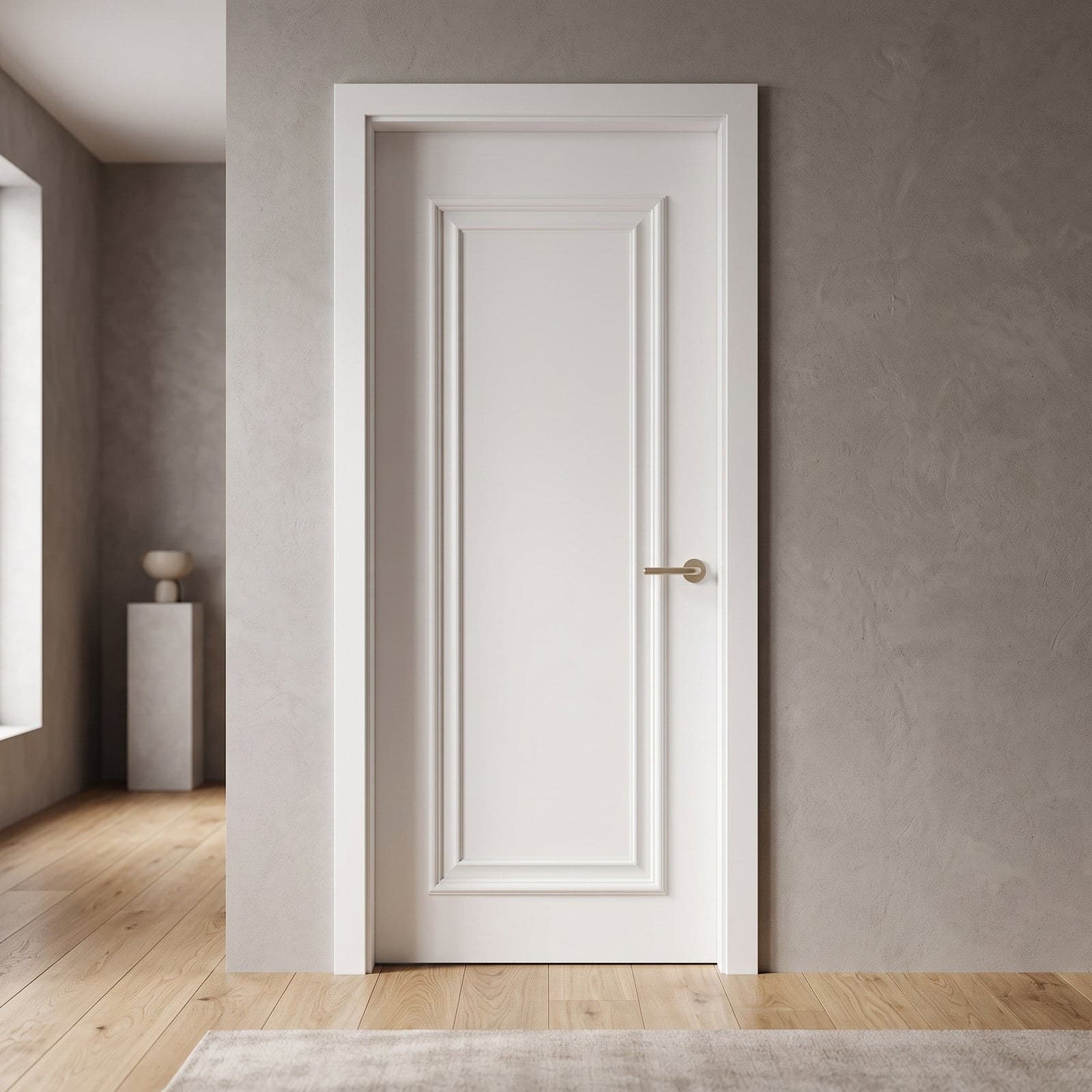 Ușă interior JYP-107 vopsită cu balamale ascunse