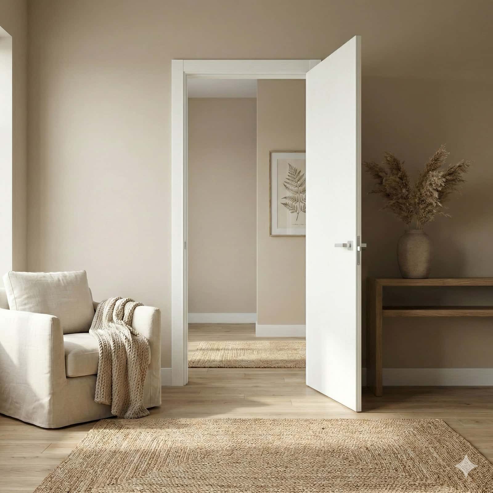 Ușă interior PL-01 / PL-14– Design minimalist - montat