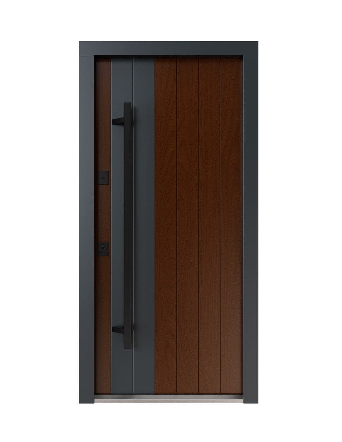 Ușă Intrare Alaska thermo artwood (alb interior)