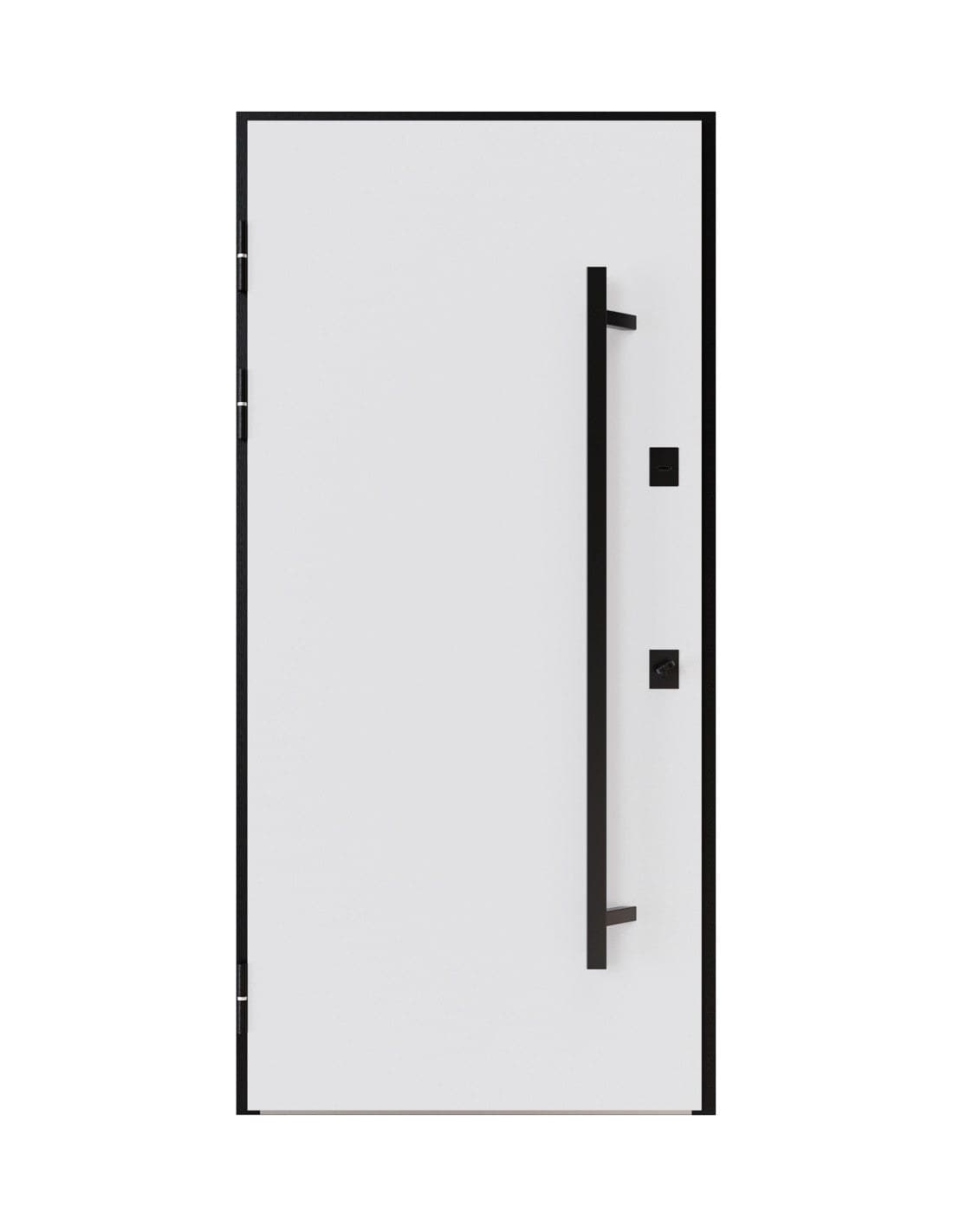 Ușă Intrare Alaska thermo artwood (alb interior)