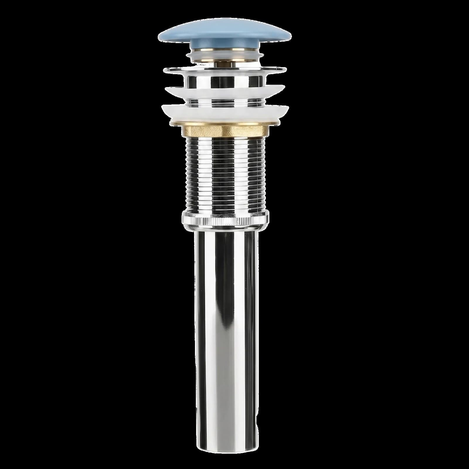 Ventil lavoar tip pop-up cu capac ceramic albastru