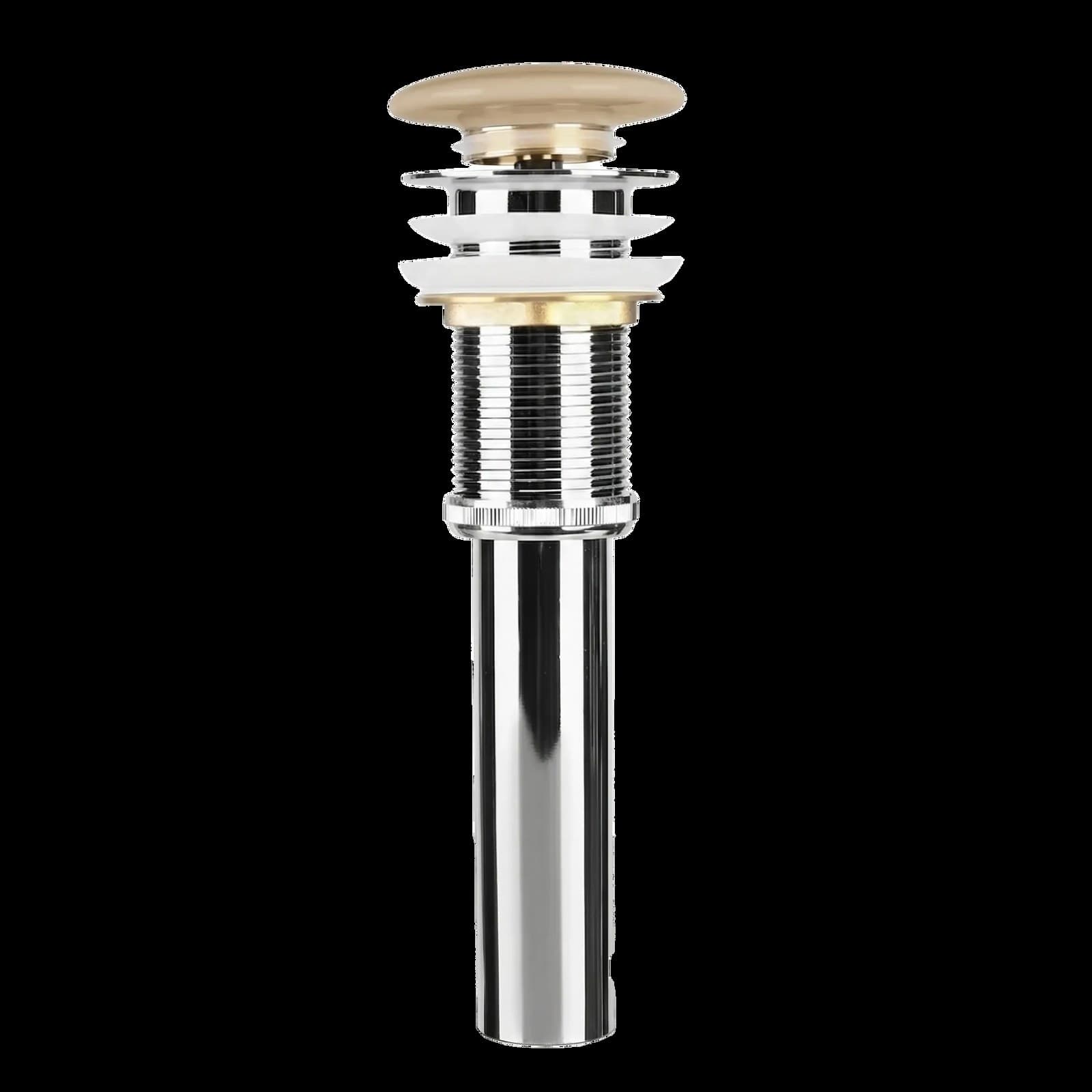 Ventil lavoar tip pop-up cu capac ceramic bej