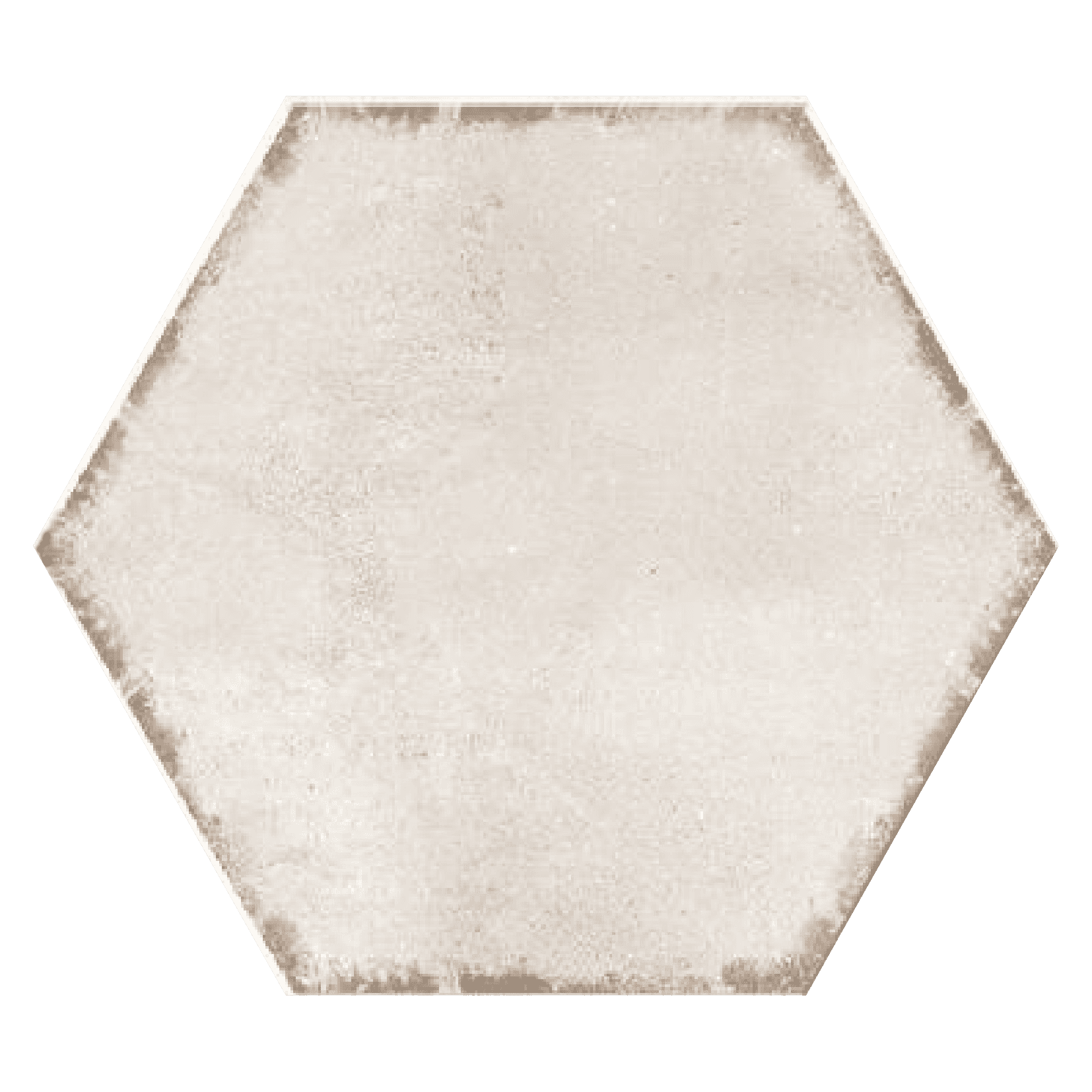 Lendar, placă hexagonală 21,5×25 cm