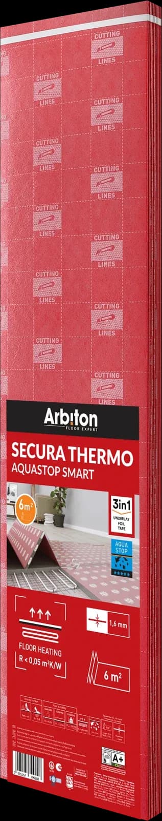 Arbiton Secura Thermo Aquastop Smart 1,6mm XPS 3in1