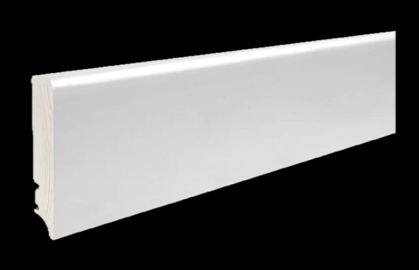 Plintă triplustratificat Barlinek albă P95, 95 mm