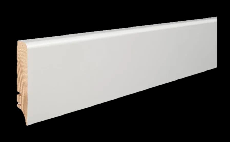 Plintă triplustratificat Barlinek albă P70, 70 mm