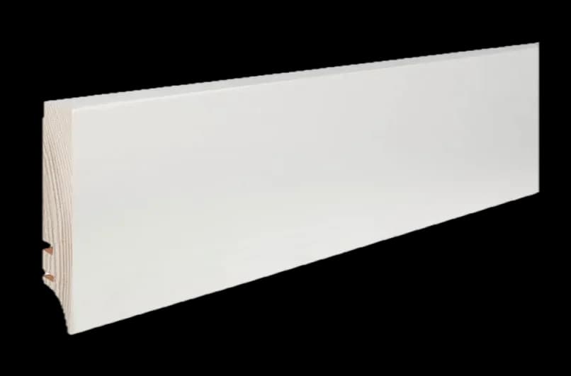 Plintă triplustratificat Barlinek albă P7C, 70 mm