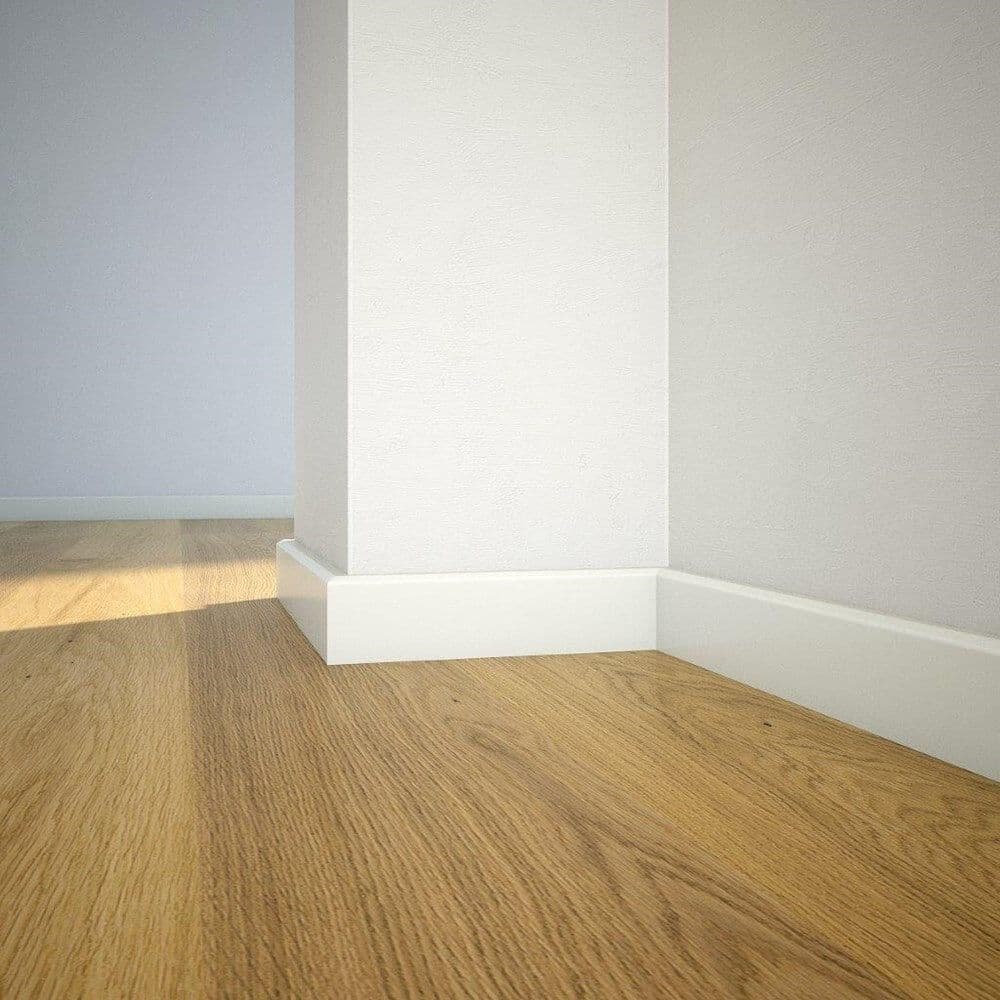 Plintă triplustratificat Barlinek albă P92, 95 mm