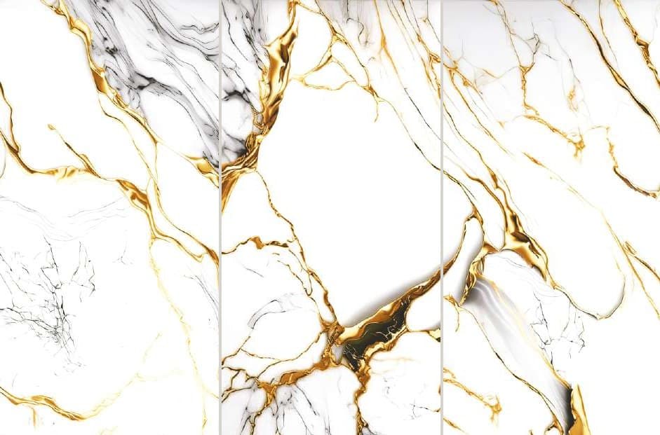 Onyx Waves Gold - fețele modelului, alăturate