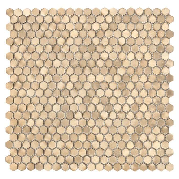 Allumi Gold Hexagon 14 - textură