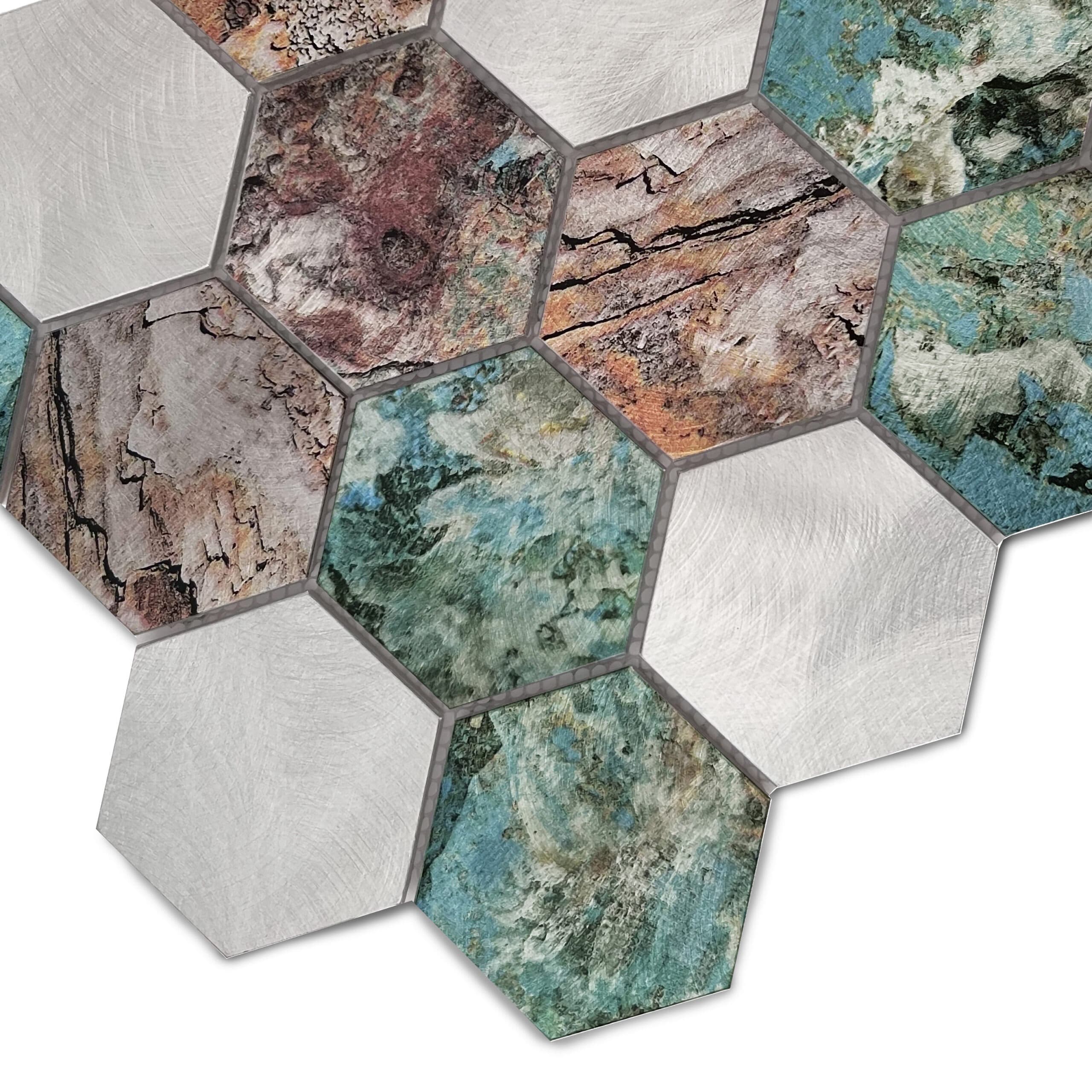 Allumi Hexagon Patina 73 - textură