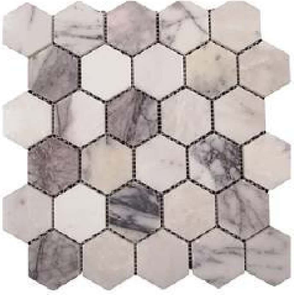Mozaic Lilac Hexagon - textură