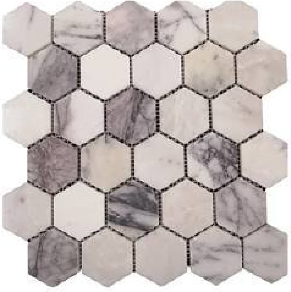 Mozaic Lilac Hexagon - textură