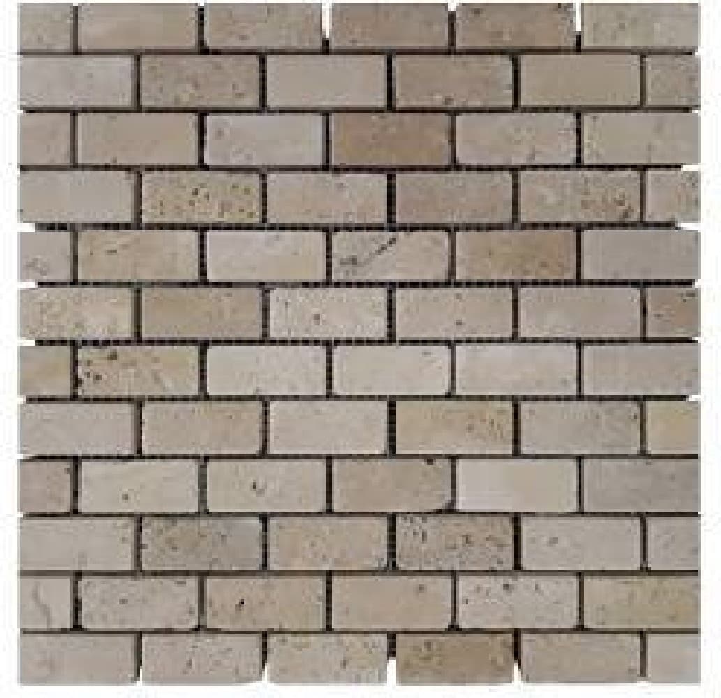 Mozaic Travertin Light 1 cm - textură