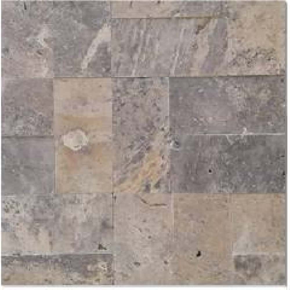 Pavaj travertin Silver 3 cm - textură