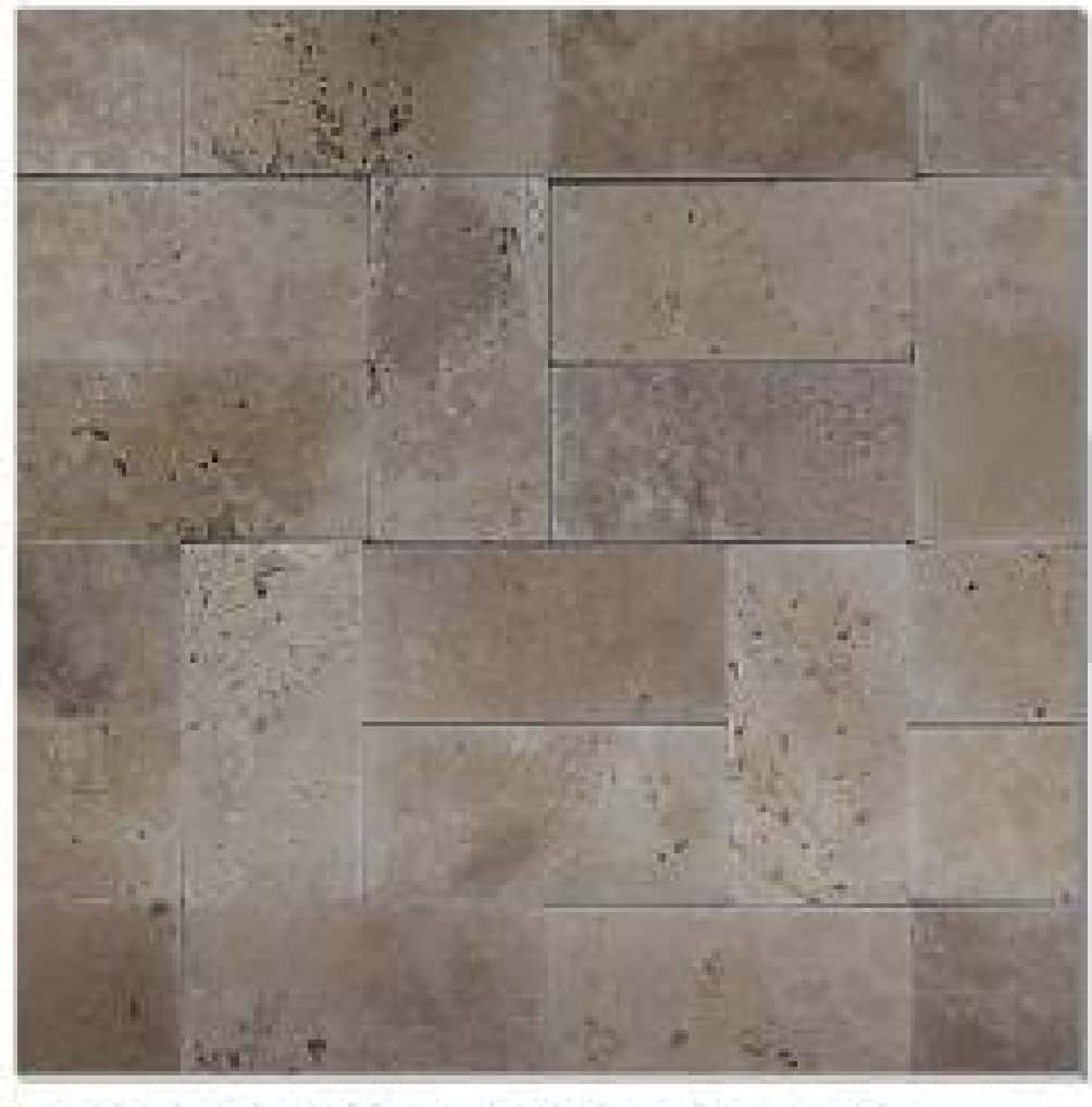 Travertin Rustic 1.2 cm Tumbled - textură