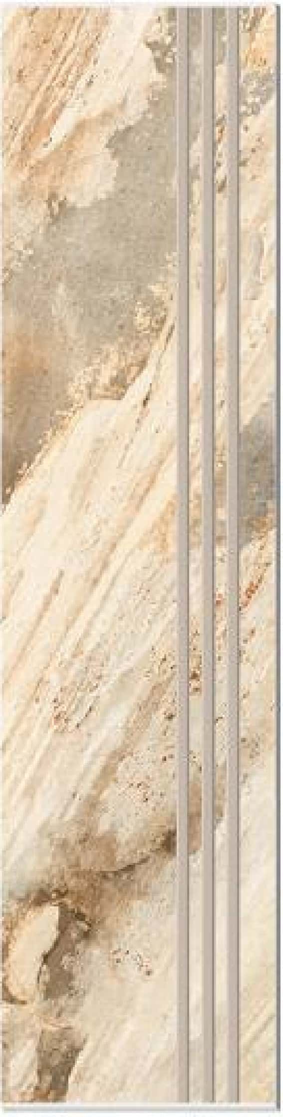 Treaptă Fossil Crema Grande - textură